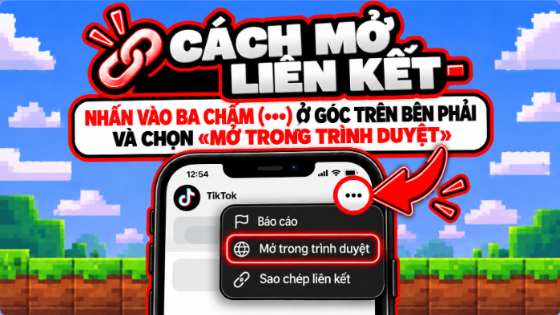 Cách mở liên kết